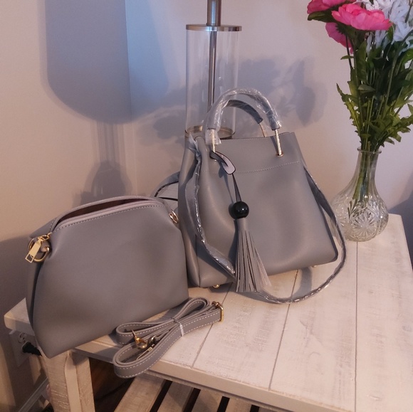 Tassel 2 IN 1 Tote Bag - Picture 2 of 6